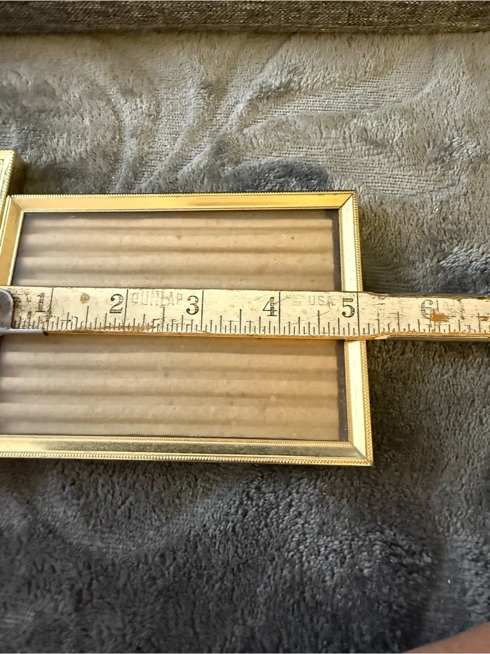 Vintage Gold Metal Picture Frame Set of 2    OSP